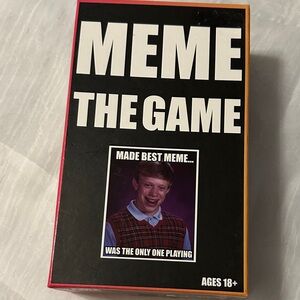 Meme The Game - Bold Black and Vibrant Orange